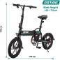 GOTRAX EBE-1 36v.-8 Ah. 350w - ELECTRIC BIKES