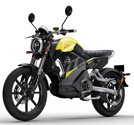 SUPER SOCO TC MAX yellow | electric motorcycle-scooter