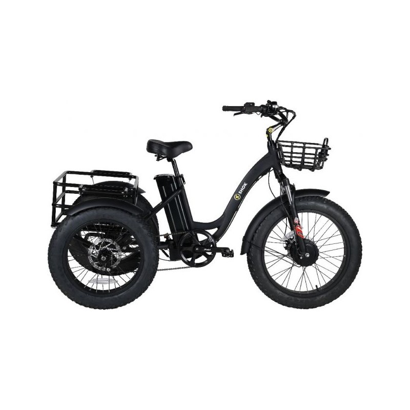 Shok Triode 500w. 48v.-13Ah. / 3 wheel electric fat bike