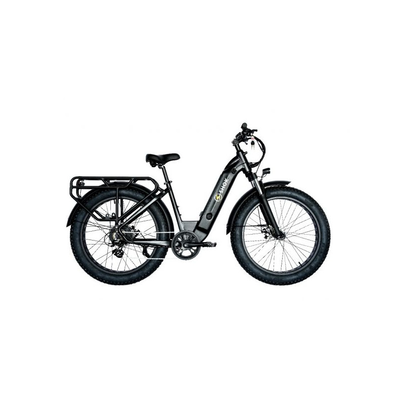 SHOK Excursion - Vélo électrique FAT TIRE 48 V, 500 W, 10,4 Ah, 500 Wh SHOK Excursion - Vélo électrique FAT TIRE 48 V, 500 W, 10,4 Ah, 500 Wh