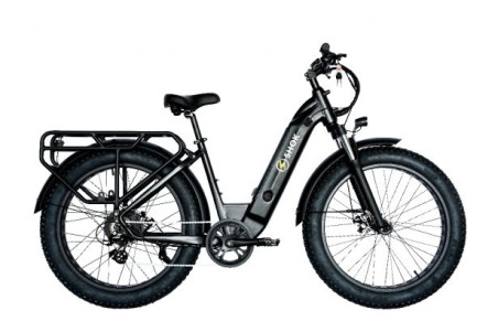 SHOK Excursion - Fat Tire Step Through Ebike 48V, 500W, 10.4Ah, 500Wh