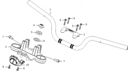 Diagram and Steering parts for SUPER SOCO TC - Energy Group Canada