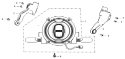 Diagram and ﻿Front light parts for SUPER SOCO TC - Energy Group Canada