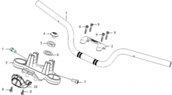 Diagram and Steering parts for SUPER SOCO TSX - Energy Group Canada