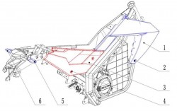 Diagram of right side body parts for the TINBOT KOLLTER ES1 PRO-Energy Group Canada