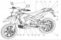 Diagram of body parts for the TINBOT KOLLTER ES1 PRO - Energy Group Canada