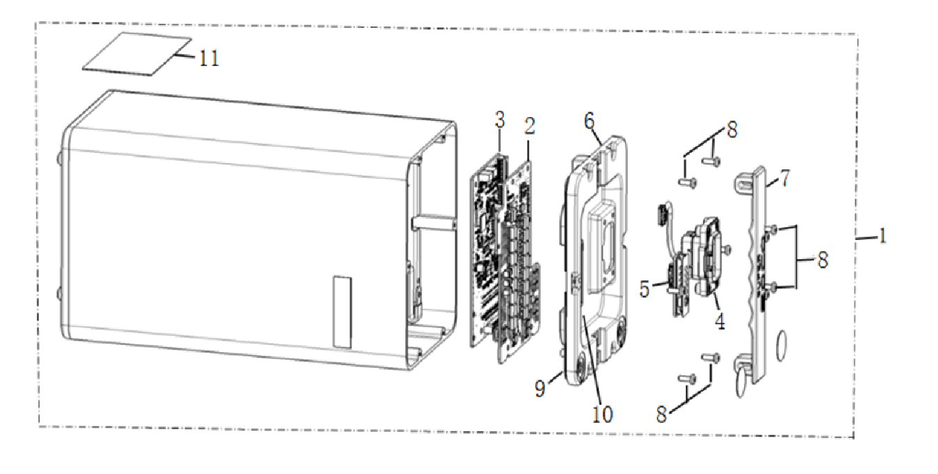 Schema et pieces de la Batterie de la TINBOT KOLLTER ES1 PRO - GROUPE ENERGIE