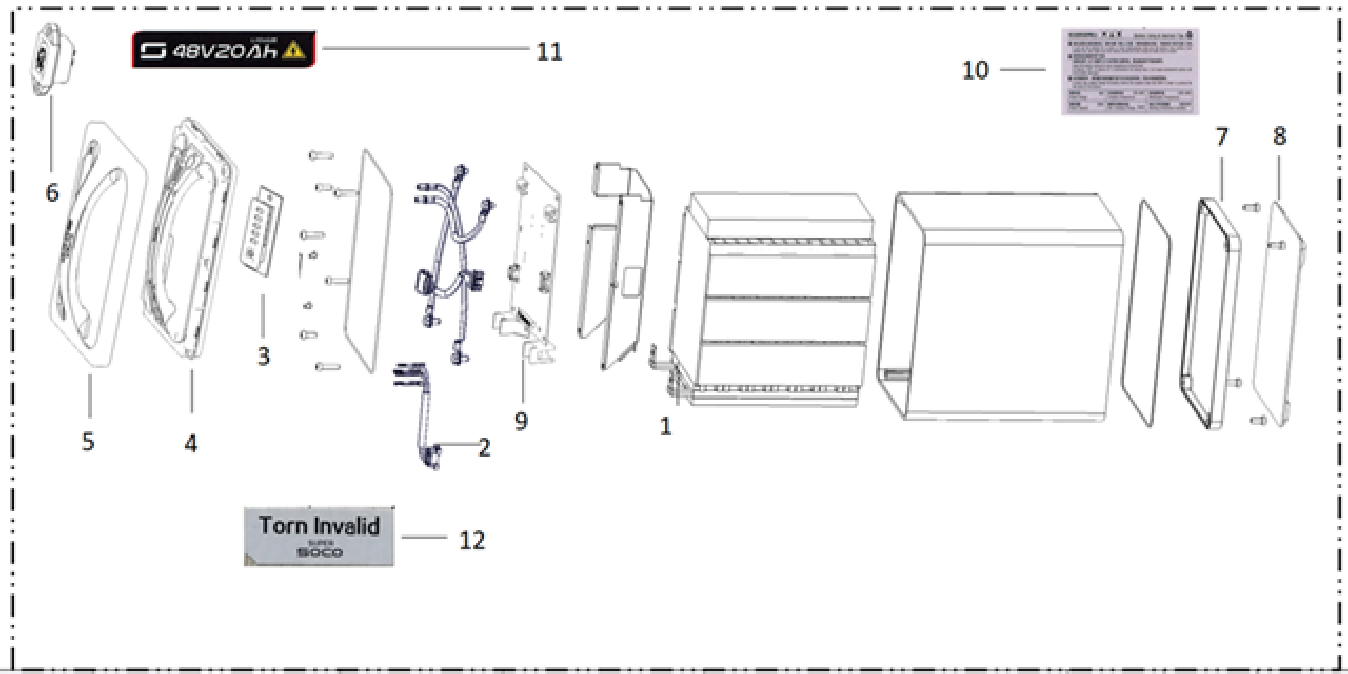 Battery for SUPER SOCO CUMINI - ENERGY GROUP