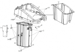 Schéma de Boitier de batterie SUPER SOCO STREET HUNTER - Groupe Énergie Canada