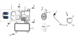 Diagram and Electronic parts for SUPER SOCO STREET HUNTER- Energy Group Canada