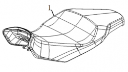 Diagram and parts of Seat for SUPER SOCO STREET HUNTER - Energy Group Canada